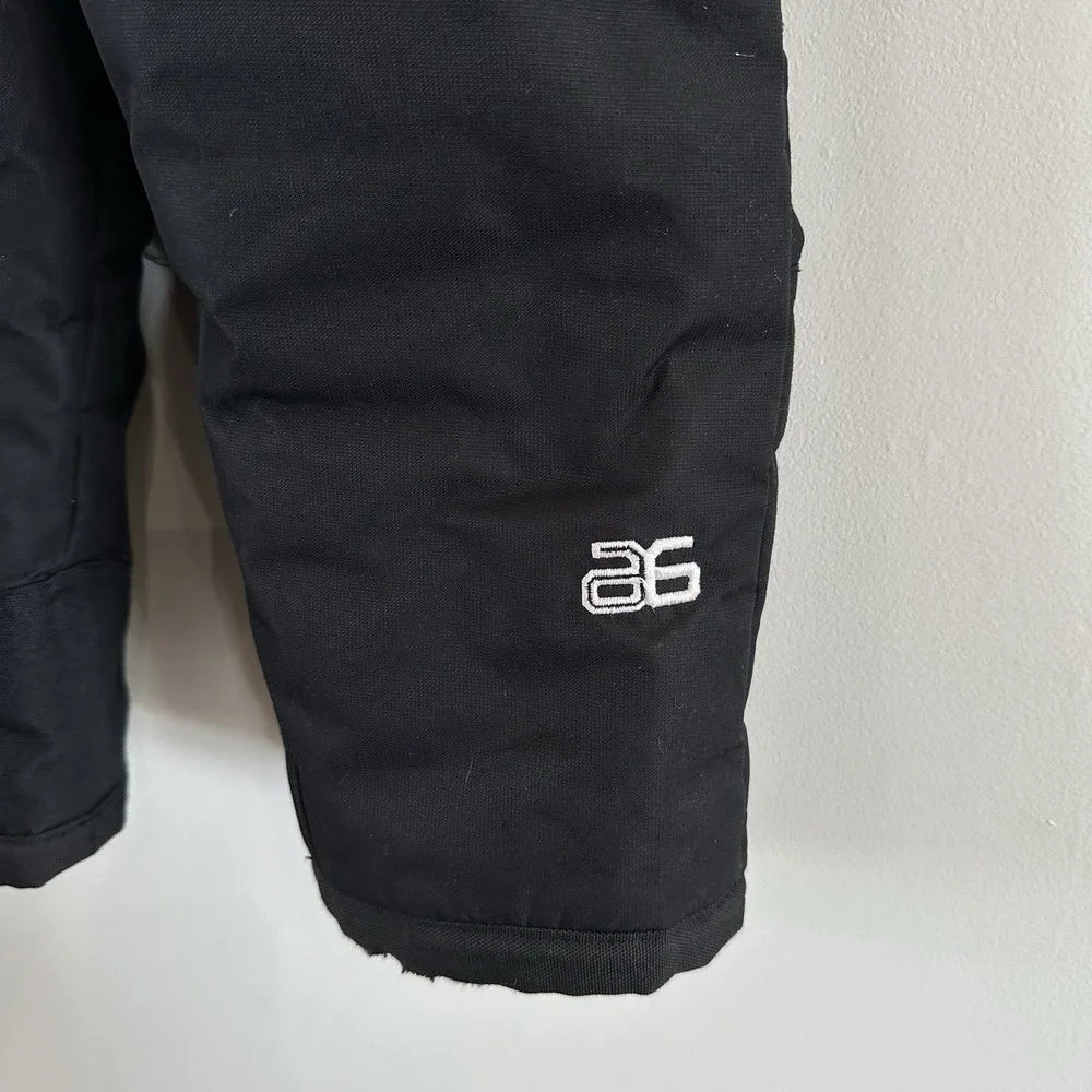 Arctix Snow Pants Kids Toddler 3T Black Overalls Adjustable Insulated Waterproof